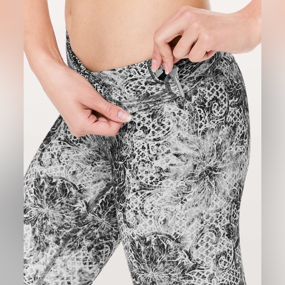Lululemon Wunder Under Crop *Full-On Luxtreme 21"
Serigraph Starlight Black Sz 6 - Picture 10 of 14